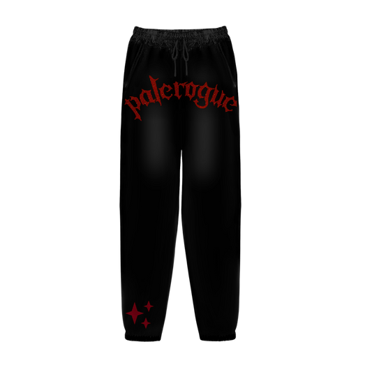 PLRG Rhinestone Sweatpants Black